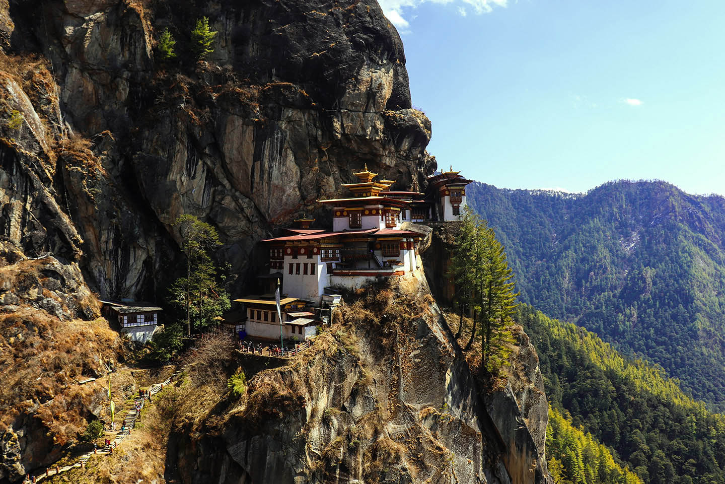 Tiger Nest, Temple, monk, Bhutan, God, Peace, Budha